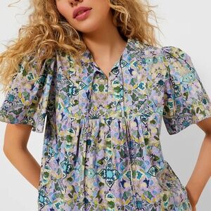 Tuckernuck Extra Small Hyacinth House blouse  - excellent condition!